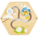 Le Toy Van Baby Sensory Petilou Animal Homes Activity Tile Wooden Educational Montessori Toddler Learning Toy Suitable For 18+ Months