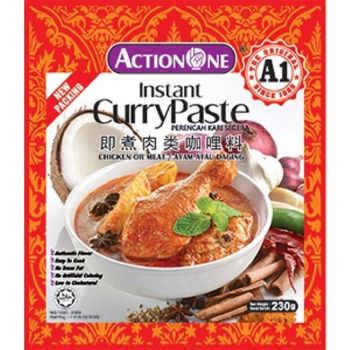 A1 Action One Instant Curry Paste 230g
