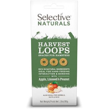 Supreme Petfoods Limited Selective Naturals Harvest Loops Hamster Snacks 80g
