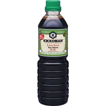 Kikkoman Soy Sauce Less Salt 600ml