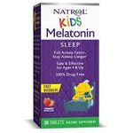 Natrol Kids, Melatonin, Fast Dissolve, Ages 4 and Up, Strawberry, 30 Tablets