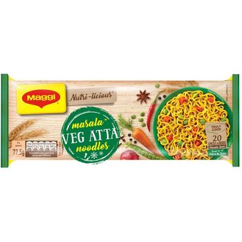 Maggi Nutri Licious Masala Veg Atta Noodles 290g