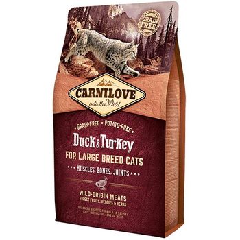 Carnilove Cat Large Breed Duck And Turkey 2kg
