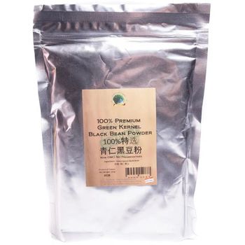 Green Earth Organic 100 Percent Premium Green Kernal Black Bean Powder 100 Percent 300g