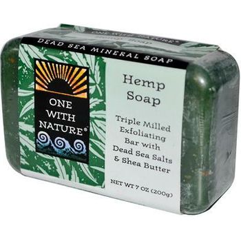 One With Nature Peppermint Dead Sea Mineral Soap 200g Bar