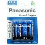 Panasonic Batteries Zinc Blue AA 4pcs