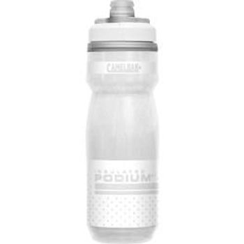 Camelbak Podium Chill Insulated Bike Water Bottle Easy Squeeze Bottle Fits Most Bike Cages 21oz Reflective Ghost