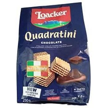 Loacker Quadratini Crispy Wafers Chocolate 250g