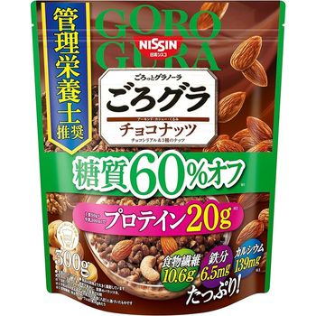 Nissin Cisco Gorogura off Carbohydrates Chocolate Nuts 300g