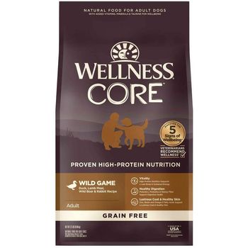 Wellness CORE Grain Free Dog Food - Wild Game Recipe 10kg