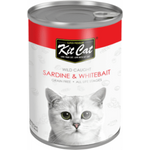 Kit Cat Canned Food Sardine And Whitebait 400g