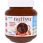 Nutiva Organic Hazelnut Spread with Cocoa Classic 13 Ounce