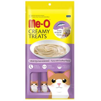 Me-O Creamy Treats Tuna with Scallop Flavor 60g