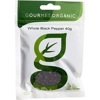 Gourmet Organic Pepper Black Whole
