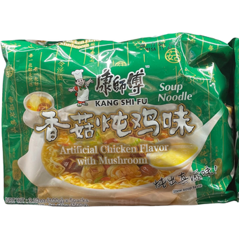 Kang Shi Fu Soup Noodle Artificial Chicken Flavor with Mushroom 100g