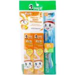 Darlie Toothbrush Orange 1s Plus Toothpaste Bunny Kids 2 x 40g