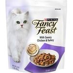 Fancy Feast Gourmet Savory Chicken Turkey Dry Cat Food 500g