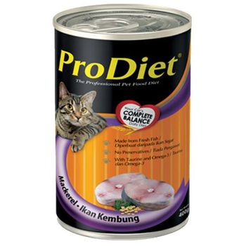 ProDiet Mackerel Wet Cat Food 400g | Makanan Kucing ProDiet