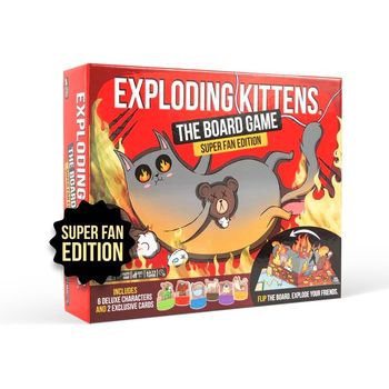 Exploding Kittens The Board Game Super Fan Edition