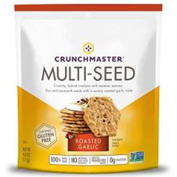 Crunchmaster Multi-seed Crackers Roasted Garlic 113g