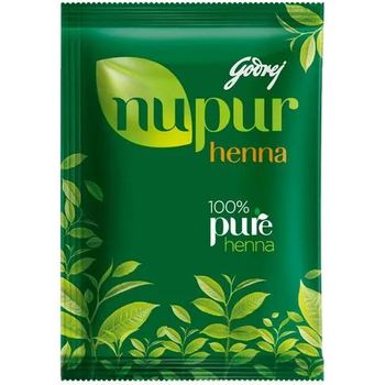 Godrej Nupur Pure Henna Natural Conditioning And Anti Dandruff Hair Colour 500g