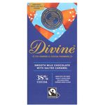 Divine Sharing Bar Milk Chocolate With Toffee And Sea Salt 90g
