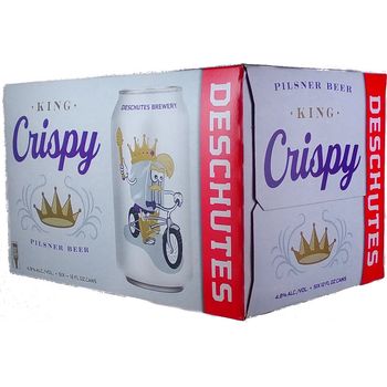 Deschutes King Crispy Pilsner 355mL ABV 4.8% 6 Pack