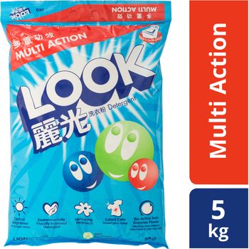 Look Detergent Powder Multi Action 5kg