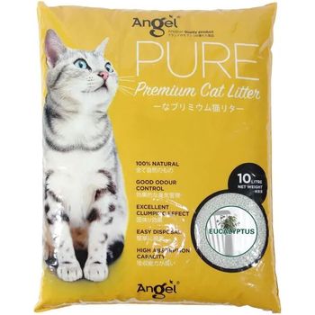 Angel Pure Premium Cat Litter Eucalyptus Scented 10L
