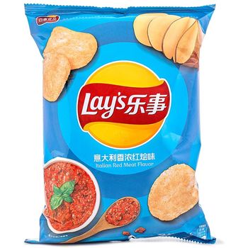 乐事意大利香浓红烩味40G | Lay's Potato Chips Italian Red Meat Flavor 40g