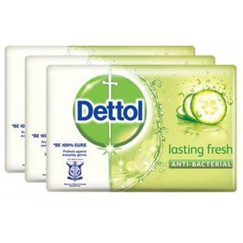 Dettol Soap Lasting Fresh 3pcs 100g