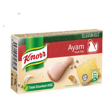 Knorr Seasoning Cube Chicken No MSG 6 Cubes 60g