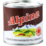 Alpine Full Cream Evaporated Milk 154ml