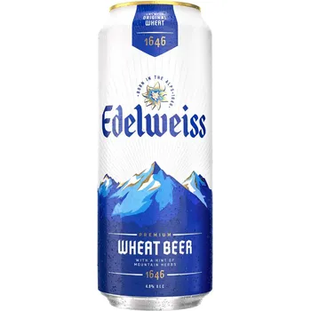Edelweiss Premium Can Beer Wheat