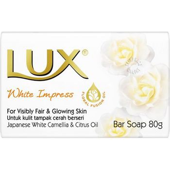 Lux White Impress Bar Soap 80g