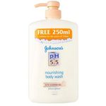Johnson's Ph 5.5 Nourishing Body Wash with Almond Oil 1l