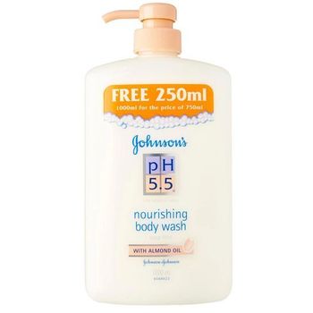 Johnson's Ph 5.5 Nourishing Body Wash with Almond Oil 1l