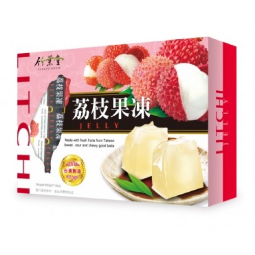 Double One Minimart Bamboo House Litchi Jelly 500g Fairmart