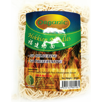 MH Food Organic Hokkien Wholemeal Noodle 300g