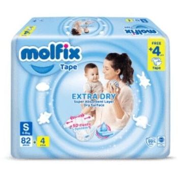 Molfix Extra Dry Tape S 80pcs