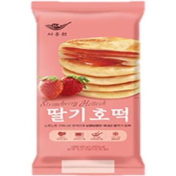 Saongwon Korean Style Hot Tok Pancake Strawberry 400g