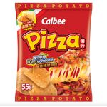 Calbee Potato Chips Spicy Melty Cheese Pizza Flavour 55g