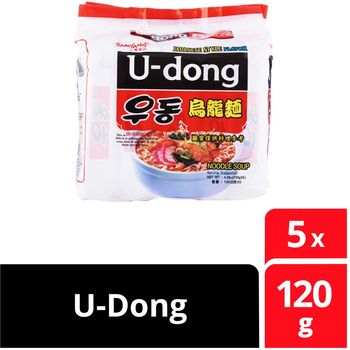 Samyang Korean Instant Noodle Udong 5 x 120g