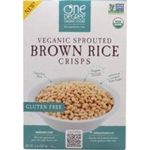 One Degree Organic Foods Sprouted Brown Rice Crisps Cereal 8ozs case Of 6
