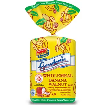 Gardenia Wholemeal Banana Walnut Loaf 400g