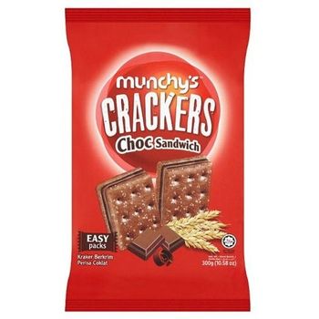 Munchy's Chocolate Sandwich Cracker 300g