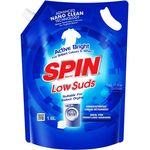 Spinmatic Low Suds Liquid Detergent Refill Active Bright 1.6L