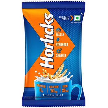 Horlicks Nutrition Drink Pouch Classic Malt 500g