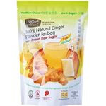 Coffee Hock 100% Natural 2-in-1 Ginger Powder Less Sugar Tea With Brown Raw Sugar 10 Teabags 12g