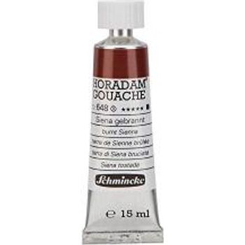 Schmincke 12648006 Horadam Gouache 15ml Series 0 Burnt Sienna